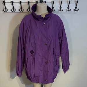 Vintage 90’s Women's Purple Utility Jacket